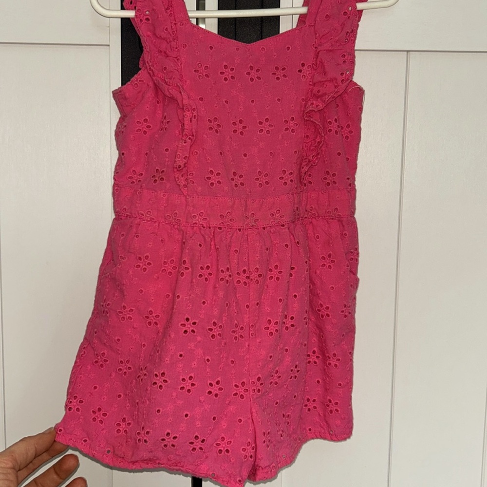 Eyelet pick Janie and Jack romper